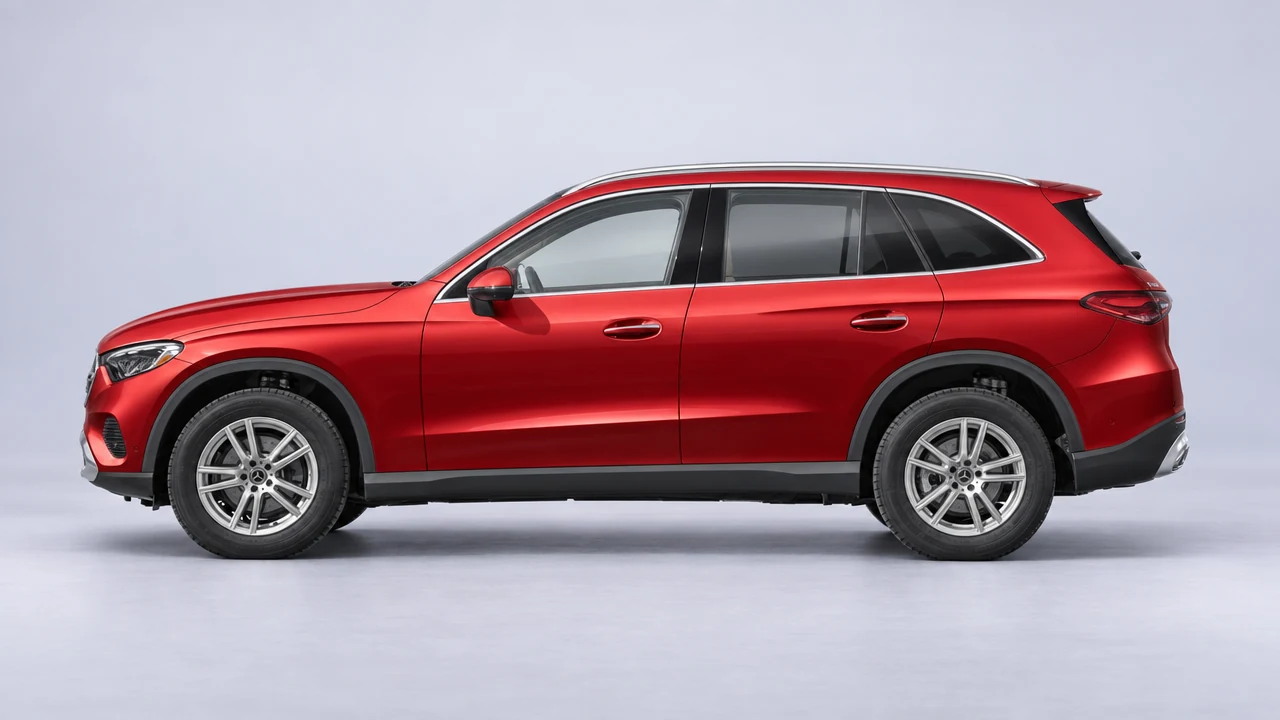 Mercedes-Benz GLC SUV - representative studio visualization, equipment may differ