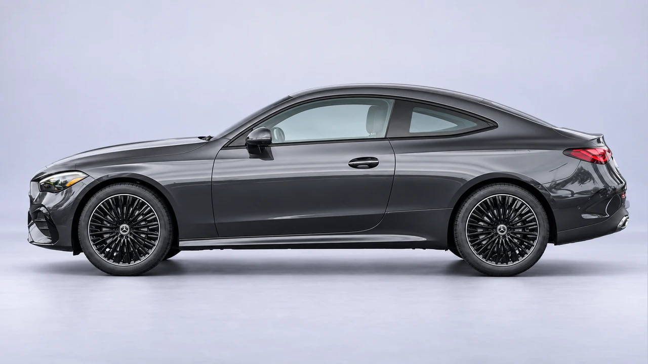 Mercedes-Benz CLE coupe - representative studio visualization, equipment may differ