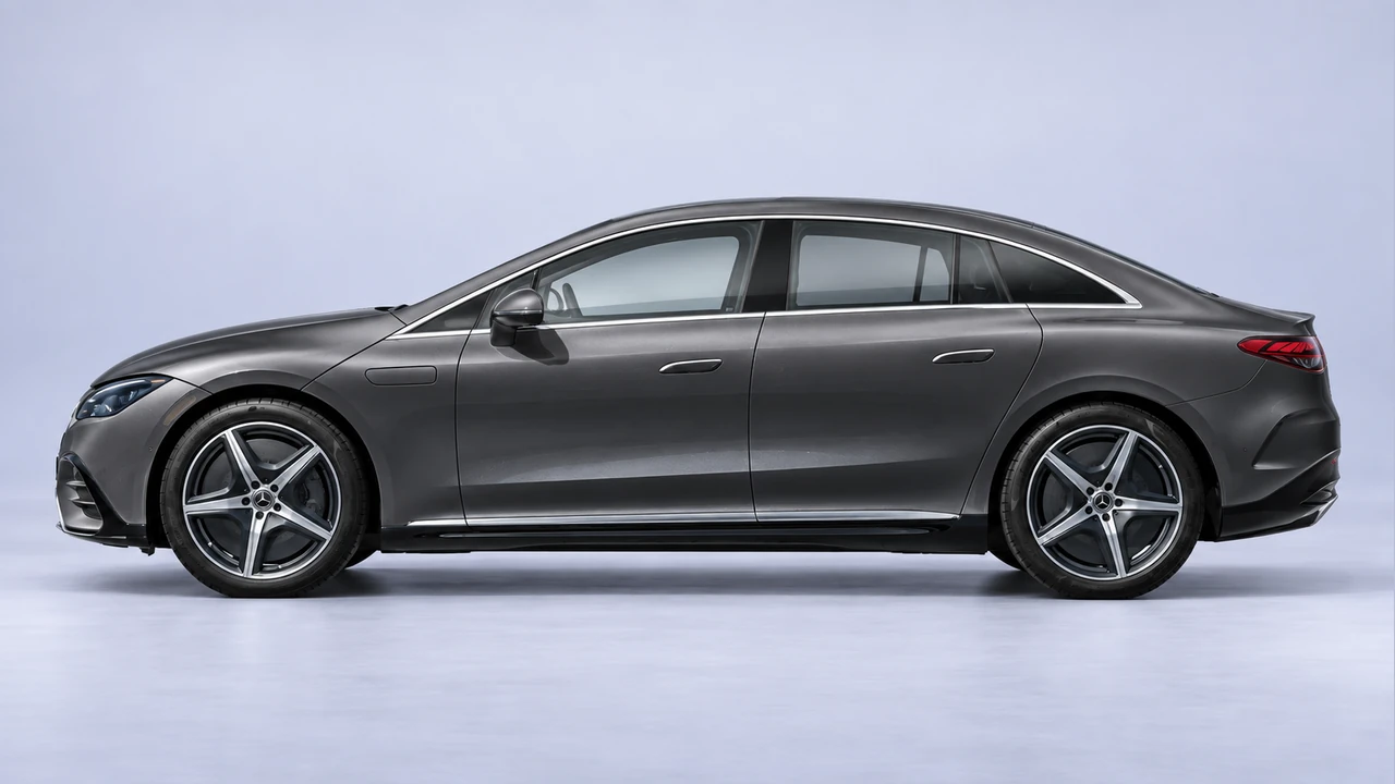 Mercedes-Benz EQE sedan - representative studio visualization, equipment may differ