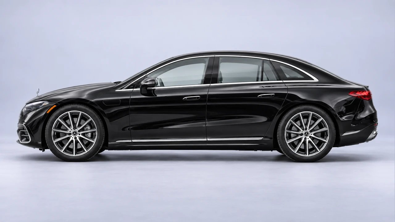 Mercedes-Benz EQS sedan - representative studio visualization, equipment may differ