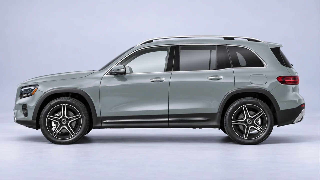 Mercedes-Benz GLB SUV - representative studio visualization, equipment may differ