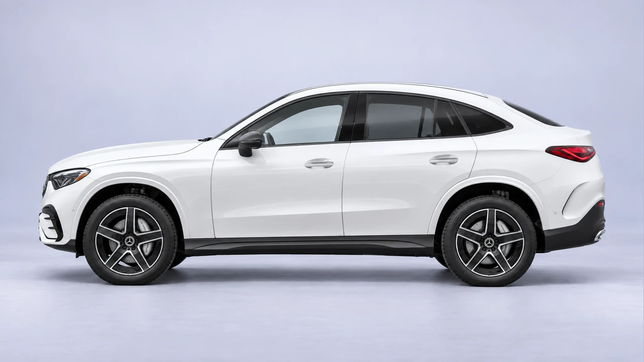Mercedes-Benz GLC Coupe — representative model illustration, equipment may differ
