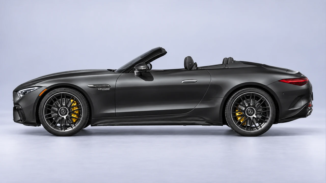 Mercedes-Benz SL roadster - representative studio visualization, equipment may differ