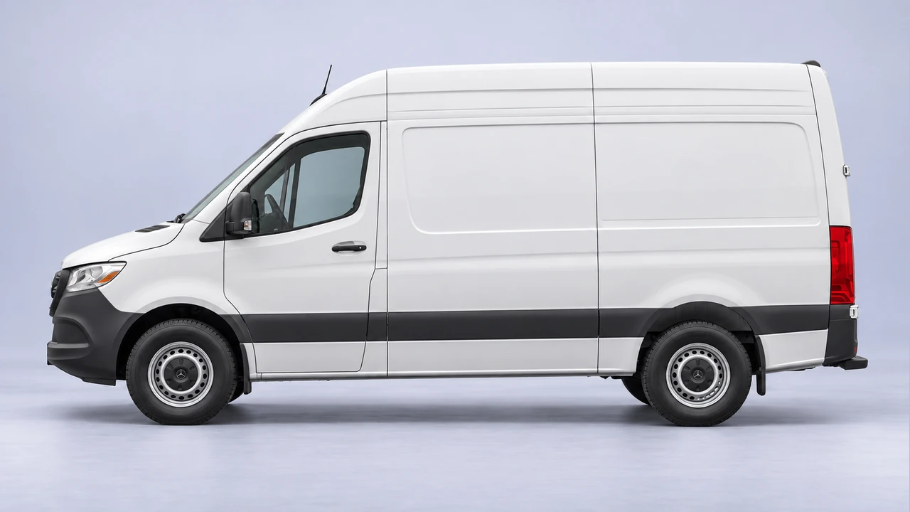 Mercedes-Benz Sprinter Cargo, 144-inch high roof — representative model illustration, equipment may differ