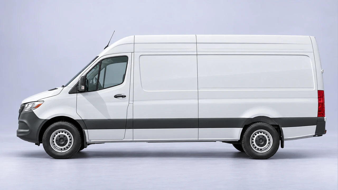 Mercedes-Benz Sprinter Cargo, 170-inch high roof — representative model illustration, equipment may differ