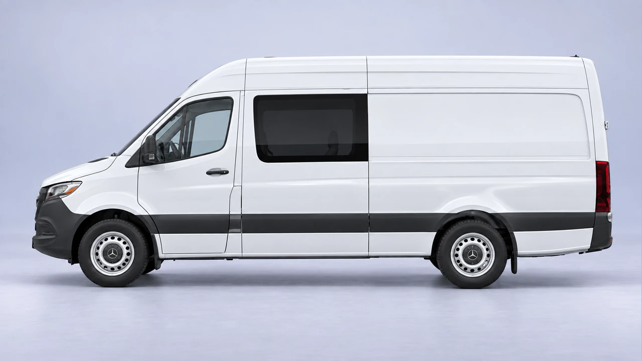 Mercedes-Benz Sprinter Crew, 170-inch high roof — representative model illustration, equipment may differ