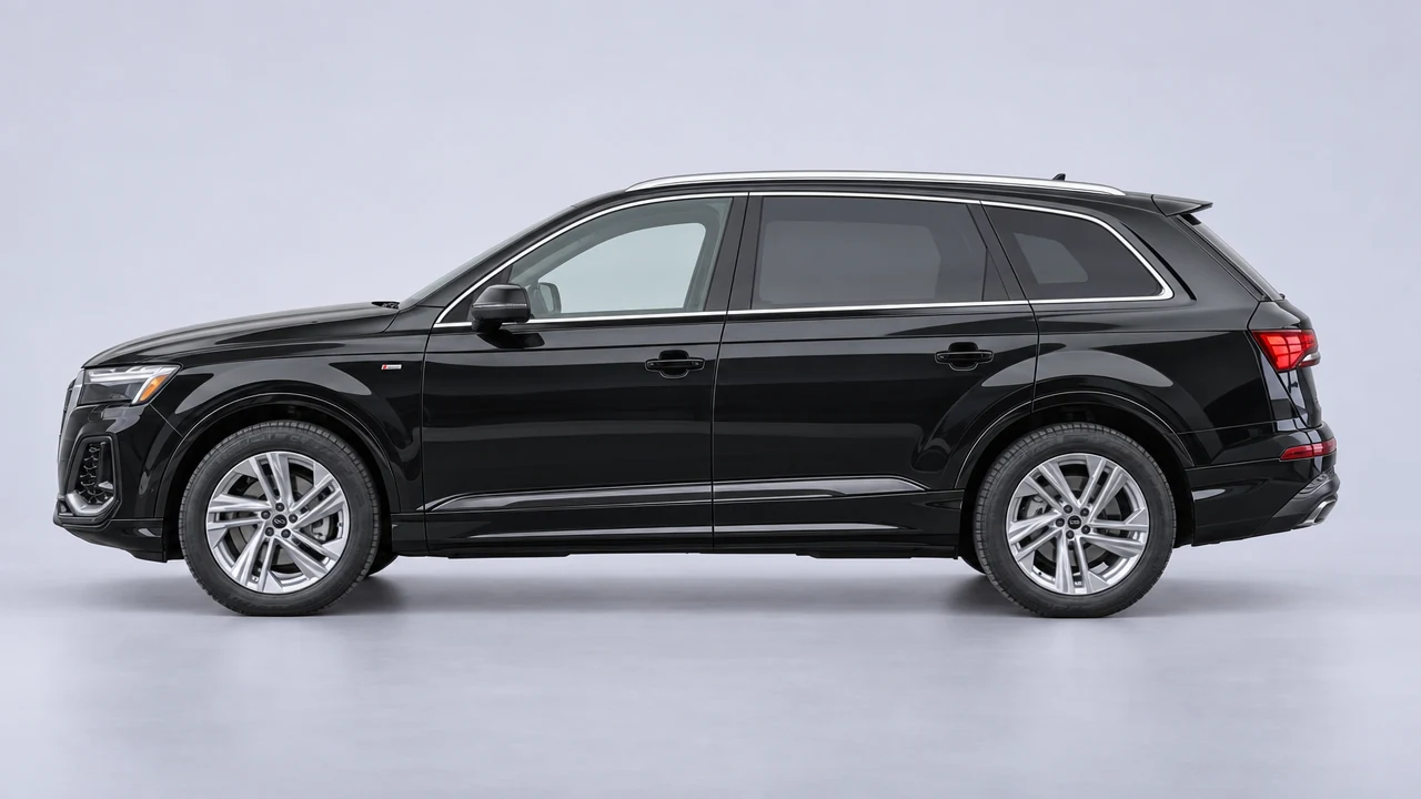 2026 Audi Q7 55 TFSI quattro tiptronic - representative studio visualization, equipment may differ