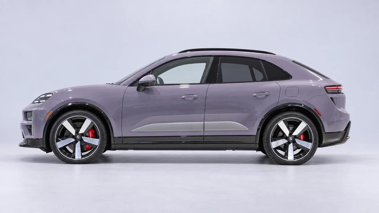 2024 Porsche Macan Turbo Electric - representative studio visualization, equipment may differ